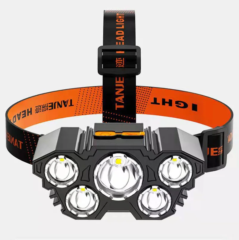 Linterna frontal LED ZK20, Faro de 8000 lúmenes, resistente al agua, para Camping, senderismo, pesca y minería