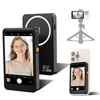 Smartphone Magnetic Selfie Monitor Screen Rear Camera Selfie Wireless Vlog Live Stream for iPhone Android Phone