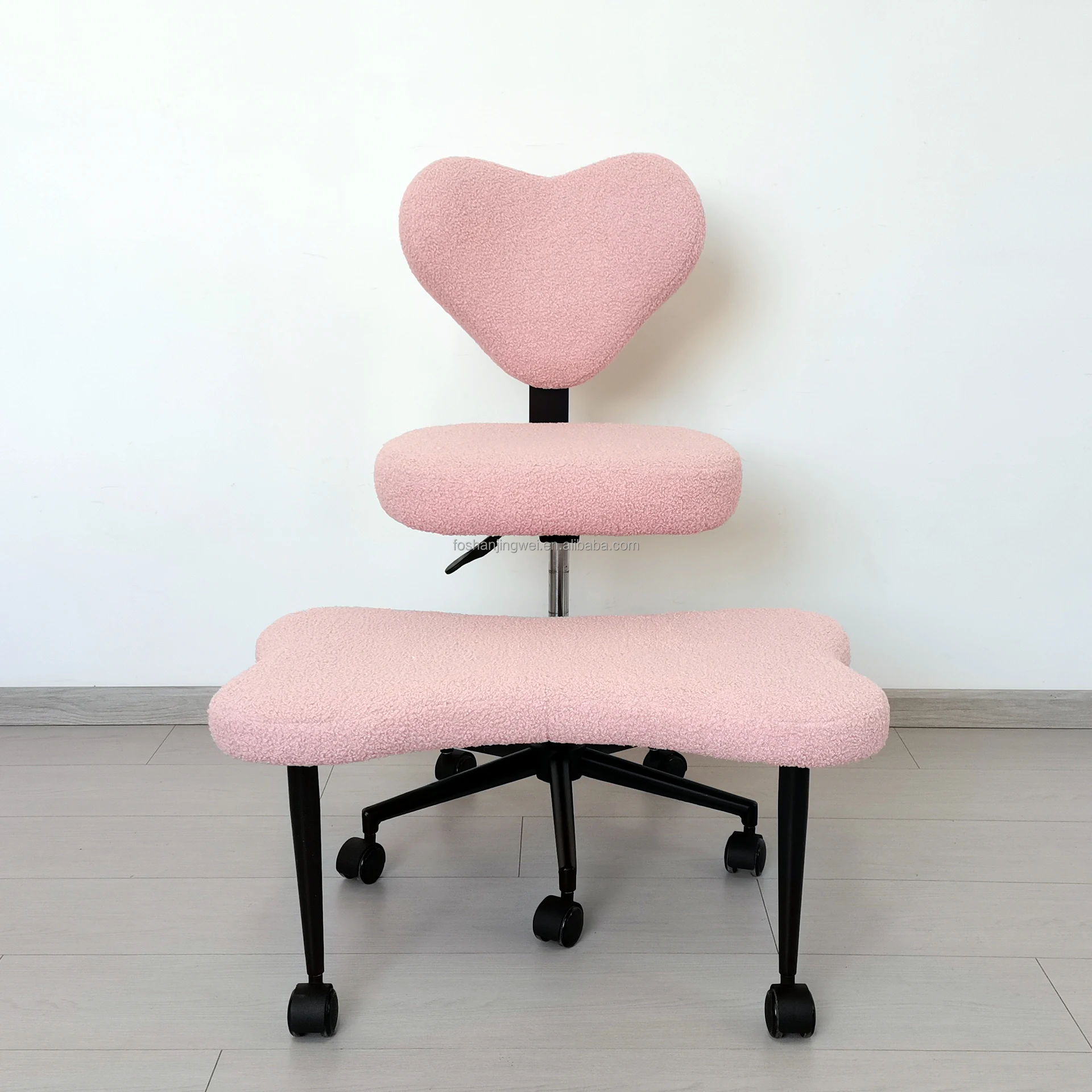 Modern Cross-Legged Style Home Office Lift Chair with Movable Backrest for Meditation & Leisure Lazy Leisure Stool