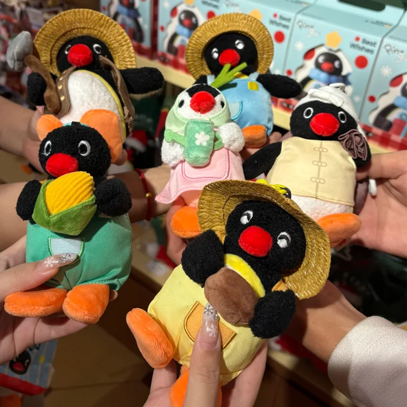 

Pingu Happy Farm Series Blind Box Lovely Trendy Penguin Doll Surprise Box Collection Decora Birthday Gifts Mystery Pendant Toys