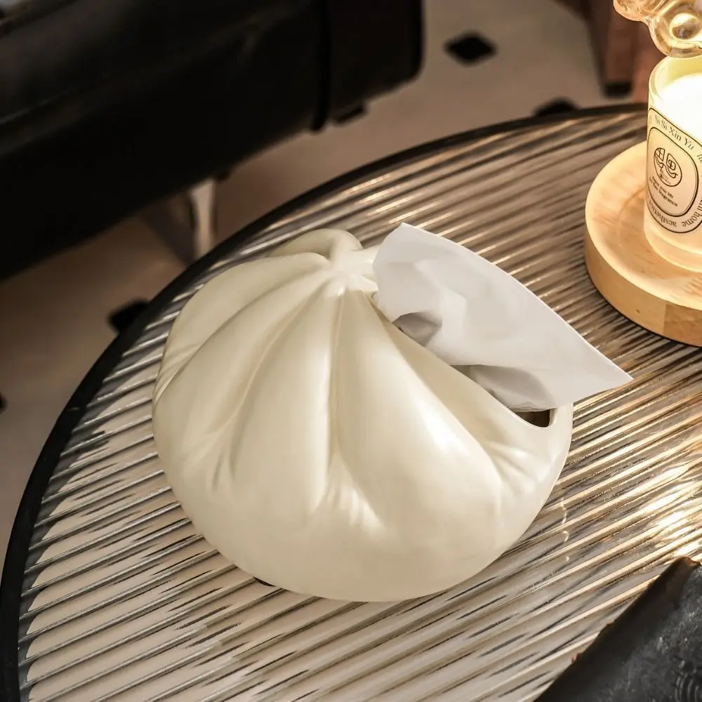 

Креативная керамическая коробка для салфеток в форме хлеба, современная стильная бытовая бумажная коробка, изысканный держатель для салфеток, журнальный столик