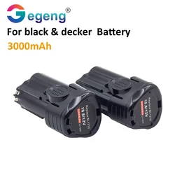 10.8V 12V LBXR12 LB12 Lithium Rechargeable Replacement Battery for Black & Decker LBX12 BL1510 BL1310 BL1110 Power Tools Battery