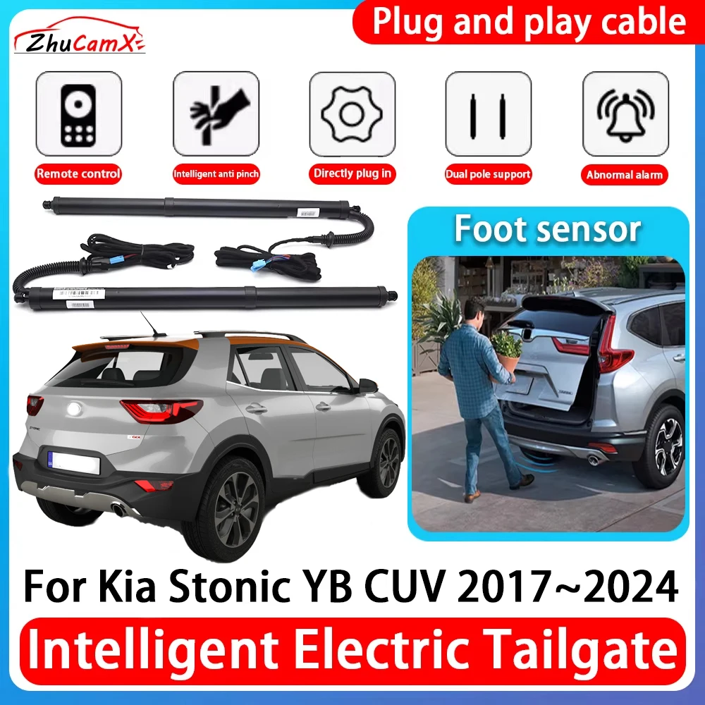 

ZhuCamX Car Power Trunk Electric Suction Tailgate Intelligent Tail Gate Lift Strut For Kia Stonic YB CUV 2017~2024