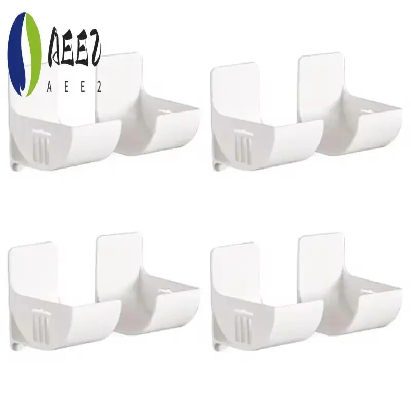 

AEE2-Настенный органайзер для кухни, лоток для хранения без отверстий, липкая пленка и держатель для мешков для мусора, боковая полка для хранения в холодильнике