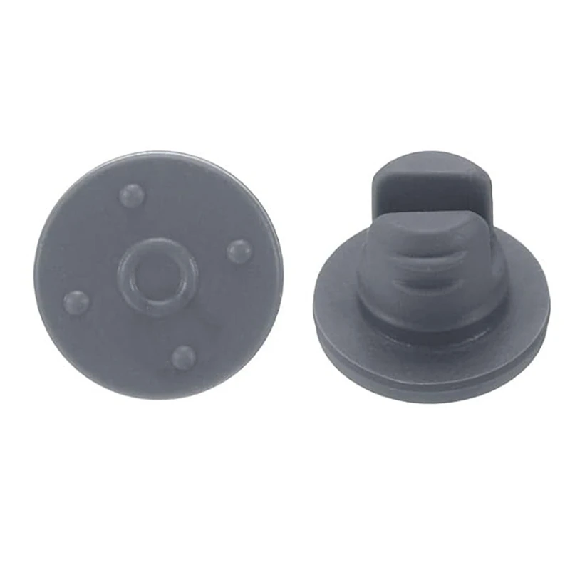 ABUL-7.5 Mm/0.3 Inch Vials Rubber Stoppers, 200 Pcs Two Legs Butyl Rubber Bottle Stopper Self-Healing Injection Ports Seal
