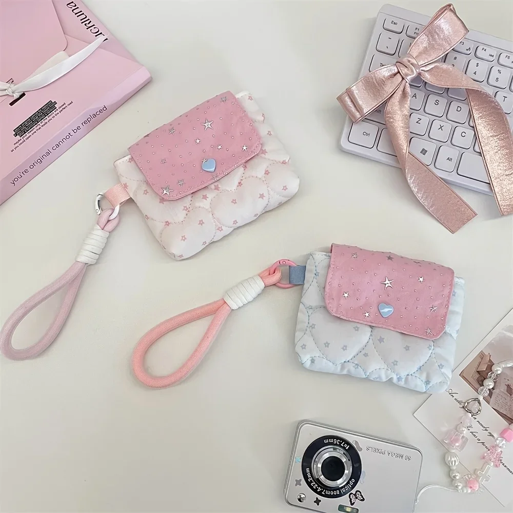 Tragbare Kompakte Niedliche Mehrzweck-Aufbewahrungstasche mit Sturz- und Aufprallschutz-Design, Verwendbar als Karten-, Münz-, Kopfhörer- und Schmucktasche – Detail 5