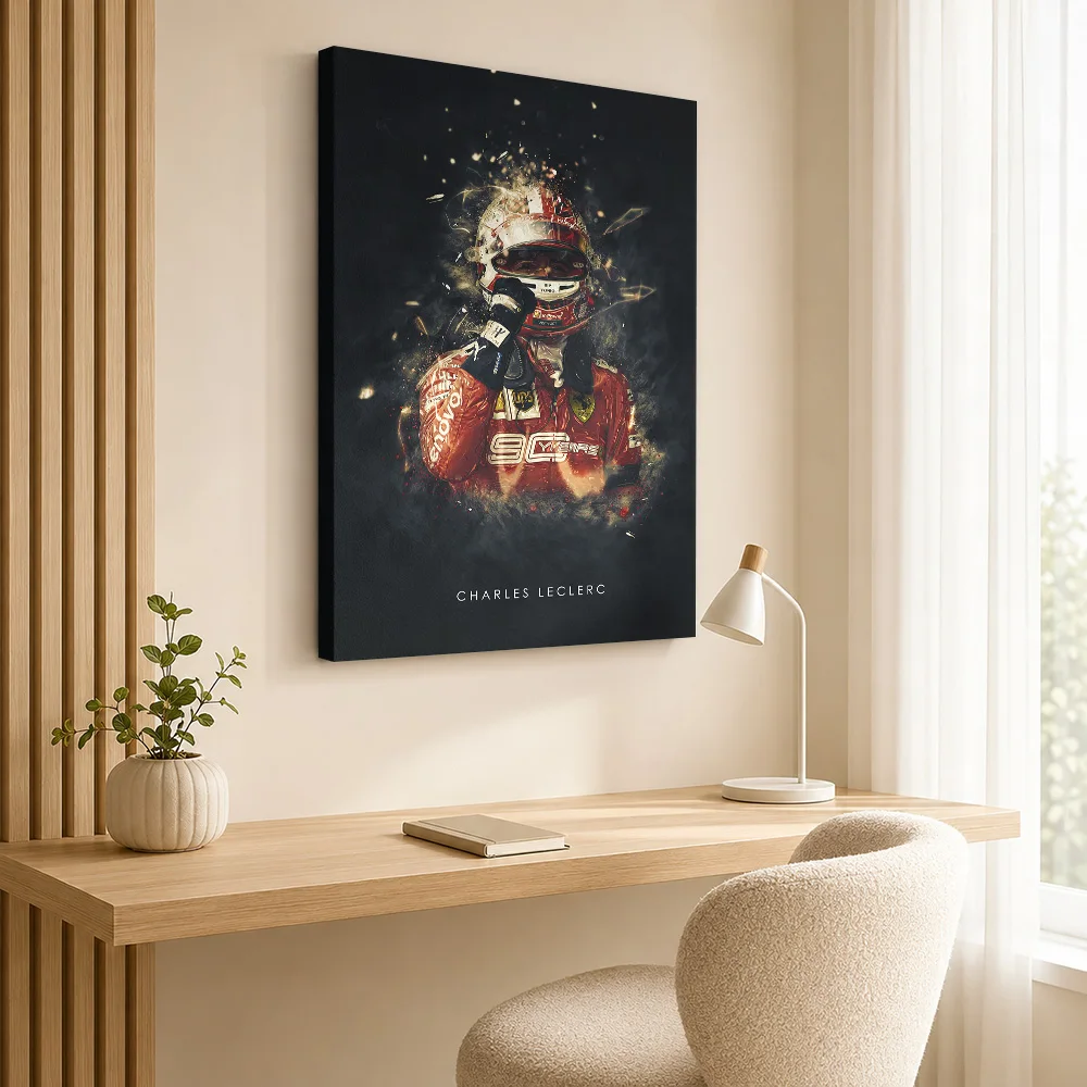 Charles leclerc Framed Canvas Print Poster Customized Modern Aesthetic Wall Paintings Decoration for Dining Room Ready to Hang