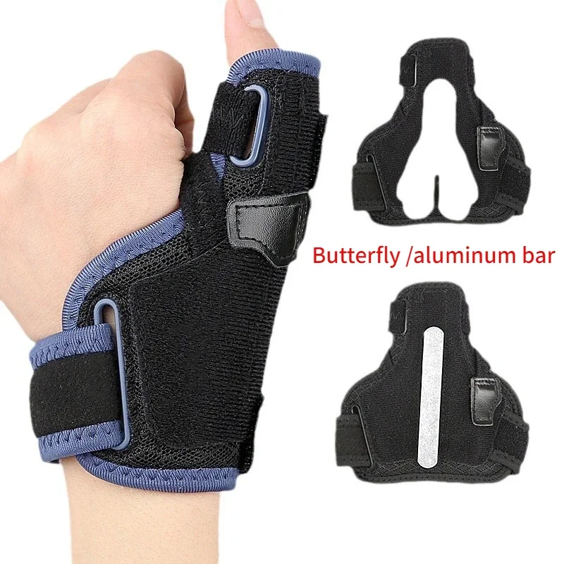 1PC Thumb Wrist Brace Support Splint Light Breathable Wrist Stabilizer Strap With Aluminum Bar For Men Women Sports