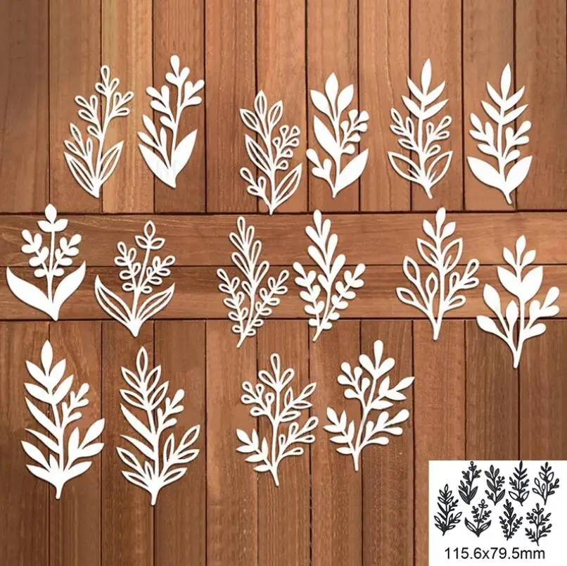 leaf DIY Cards Scrapbooking Decor Embossing Dies Cut Stencils Folder Craft Delicate Metal Die Cutting Dies