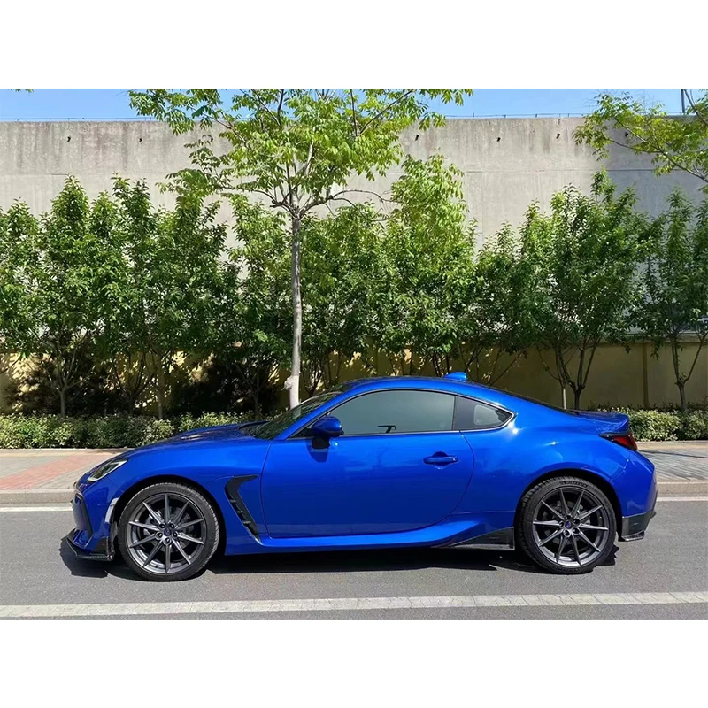 

Идеально подходит для Subaru BRZ Upgrade STI 2022, комплект кузова из углеродного волокна, накладка на переднее крыло, боковая юбка, угловой спойлер