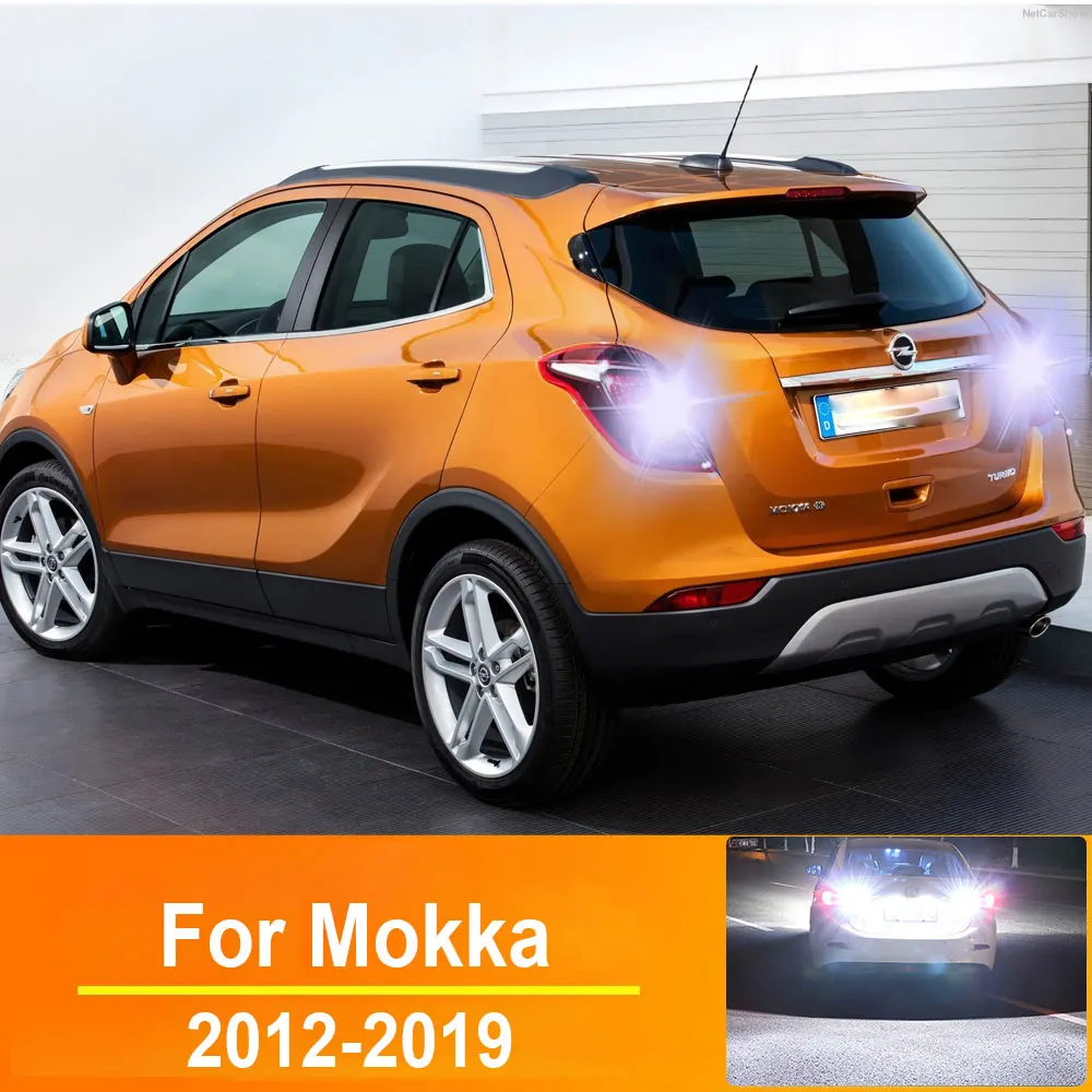 2 Stück W16W T15 LED-Rückfahrleuchten Canbus für Vauxhall Opel Mokka X J13 2012 2013 2014 2015 2016 2017 2018 2019 Rückfahrlampen