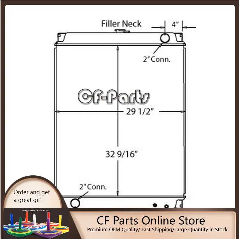 

Buy YN05P00035S001 Water Tank Radiator For New Holland E160 E215 E235SR E235SRLC