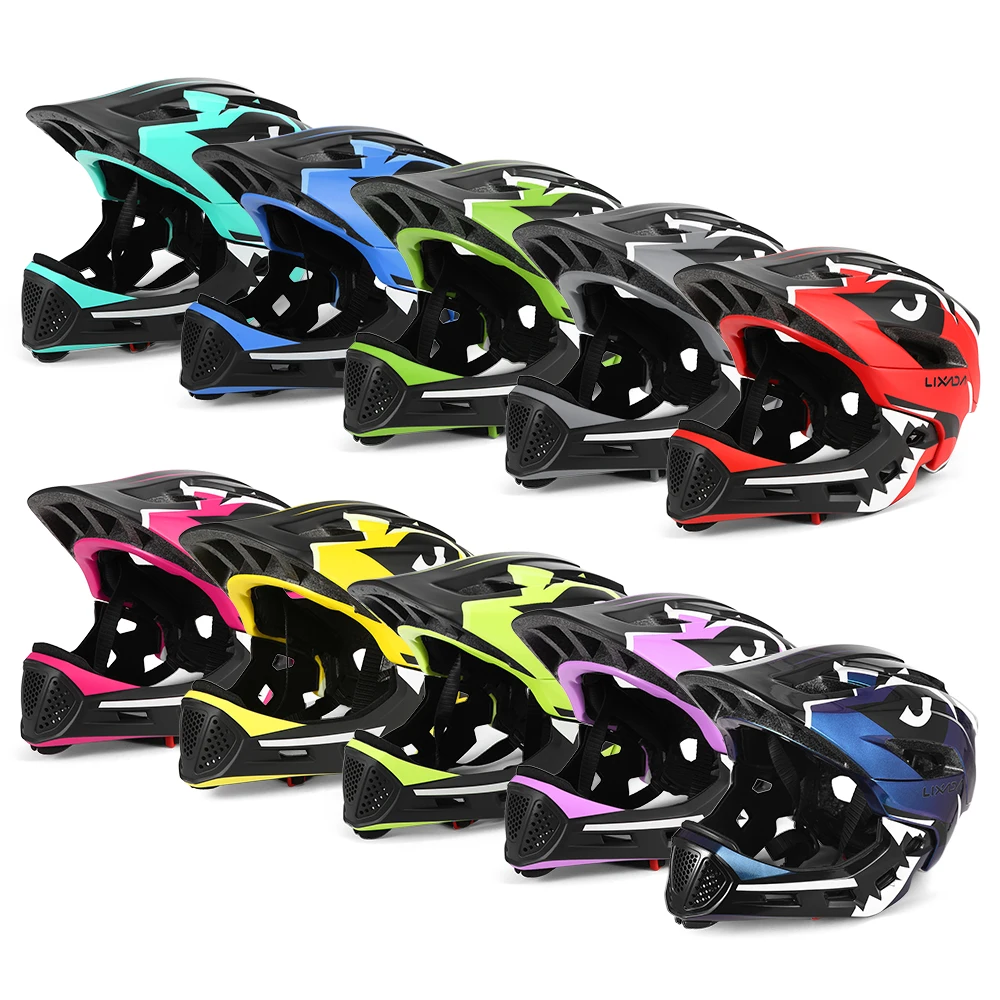 Helm sepeda wajah penuh untuk - Motorcycle Gear Kids ulasan dan harga