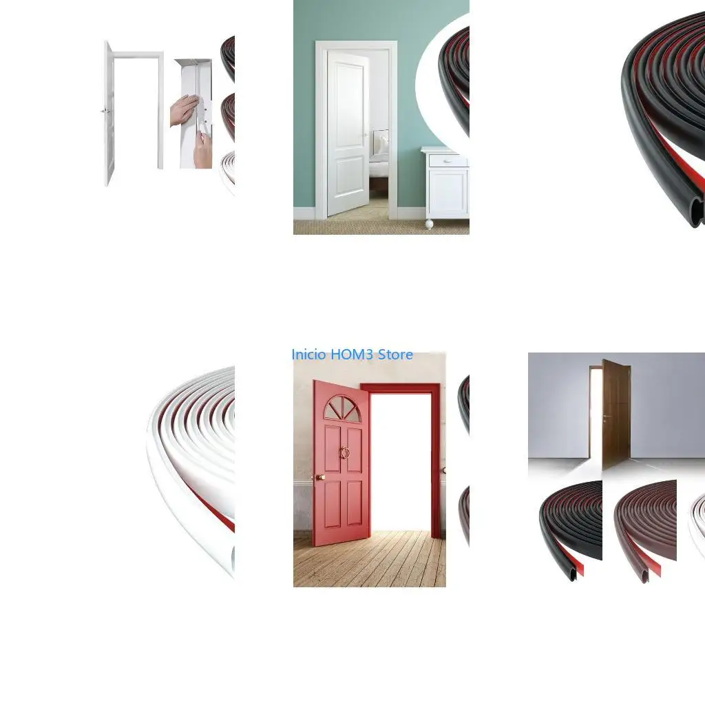 A5YD Adhesive Quarter Round Molding Flexible Rubber Trim Easy Installation Trim for Wall Edges Corner & Staircase Cabinet