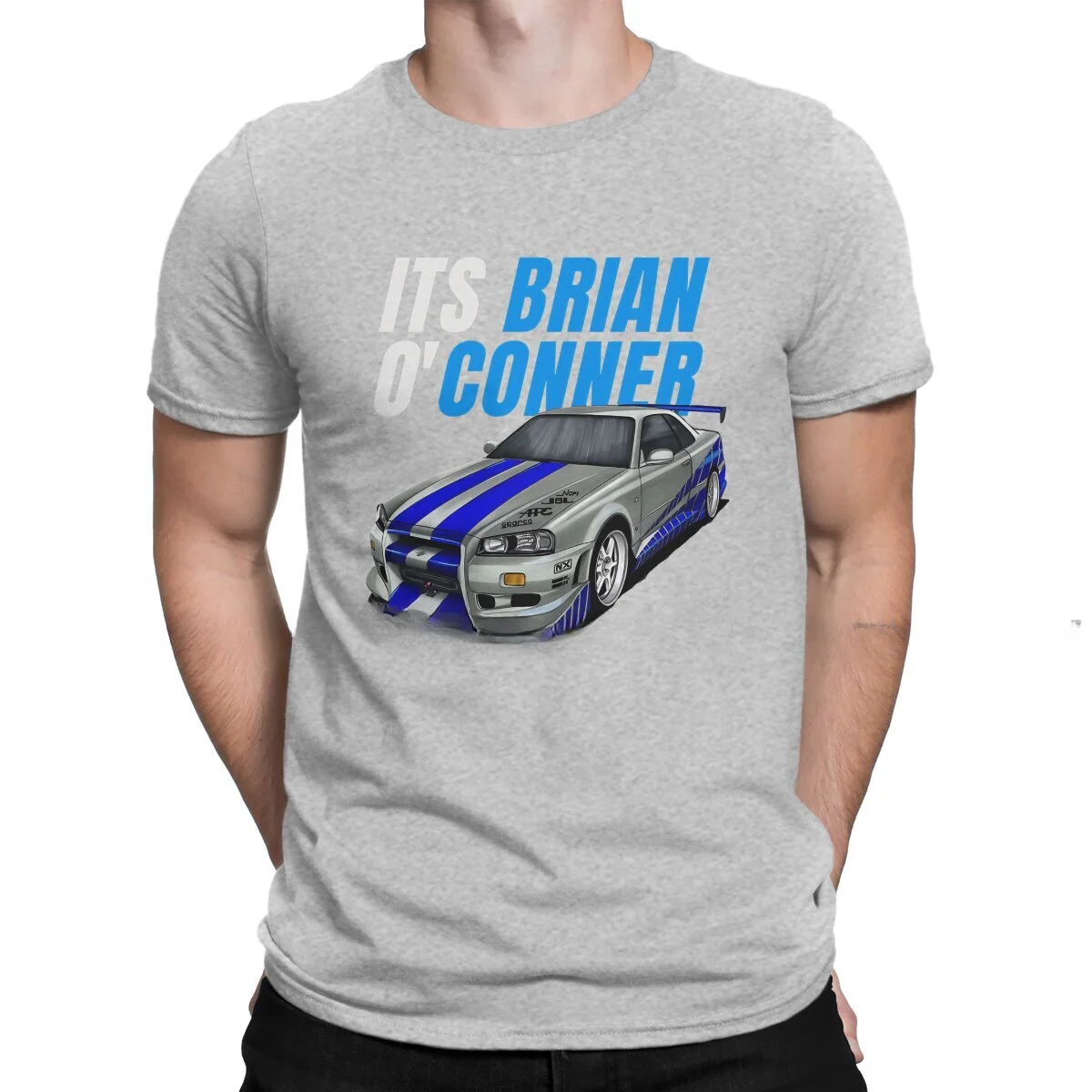 The Fast And The Furious Crewneck TShirts Its Brian o Conner Print Men\'s T Shirt Hipster Tops Size S-5XL vintage Summe MAN