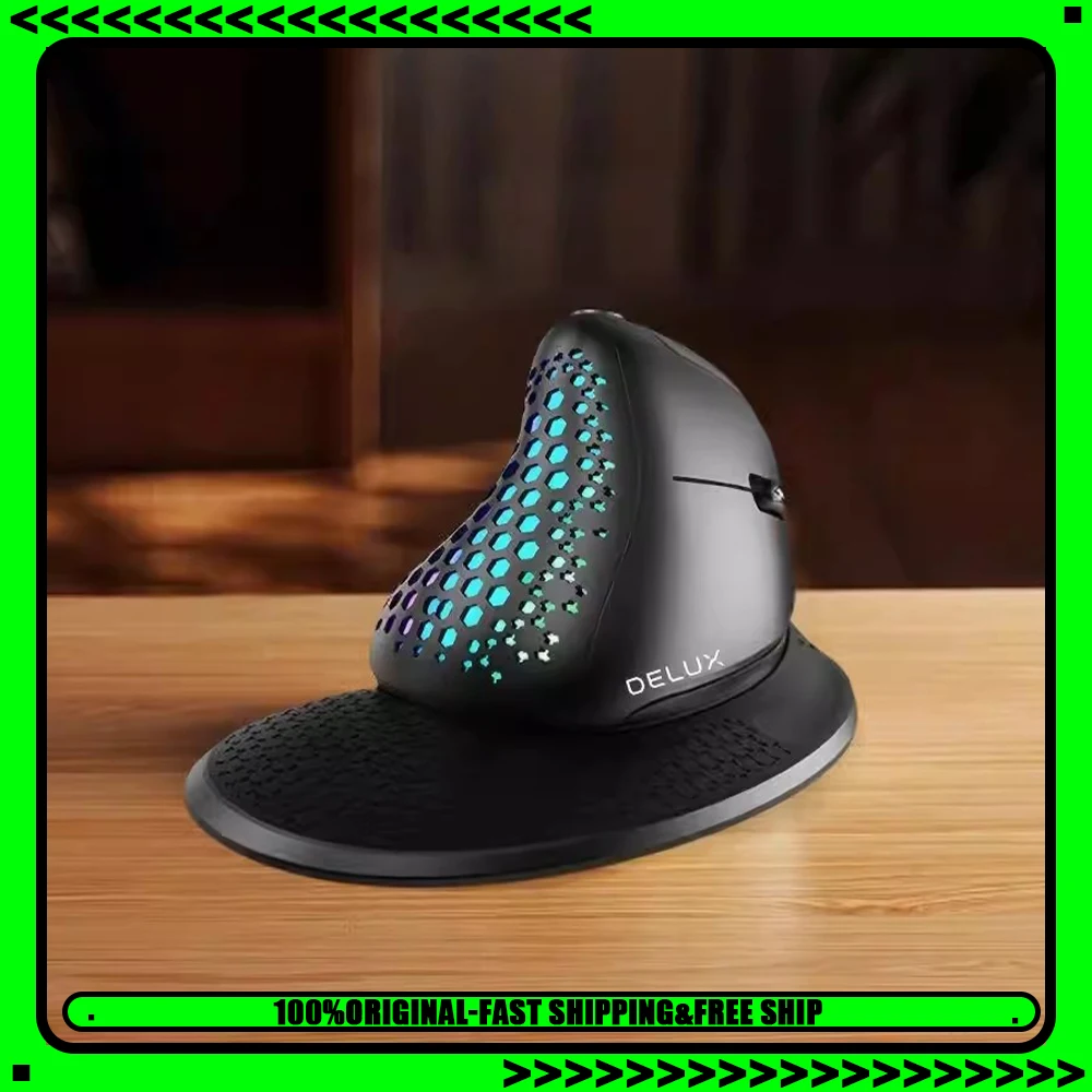 

Офисная мышь DeLUX M618XSD, три режима подключения, 1000 мАч, легкая беспроводная мышь, пятая ступень DPI, бесшумная, для ПК, аксессуары, подарок