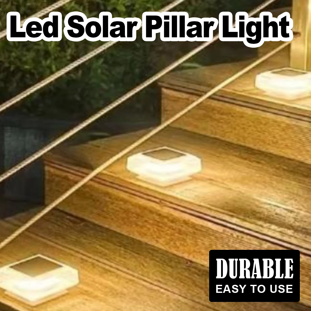 

Светодиодный солнечный светильник на солнечной батарее, теплый столб, перезаряжаемый уличный светильник с лампами, пейзажная напольная панель, украшение с питанием от падения Lampe