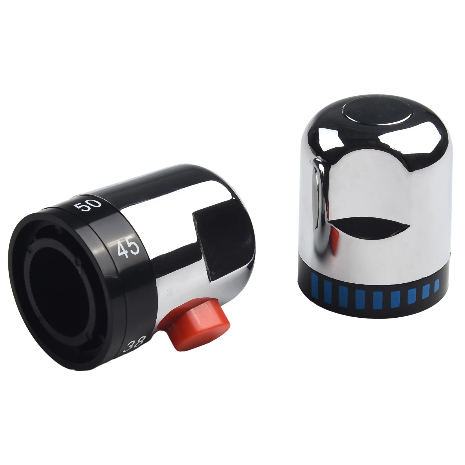 2PCS Thermostatic Mix Valve Water Control Handles Combo Solar Thermostatic Valve Replacement For Bath Shower Mixer Taps