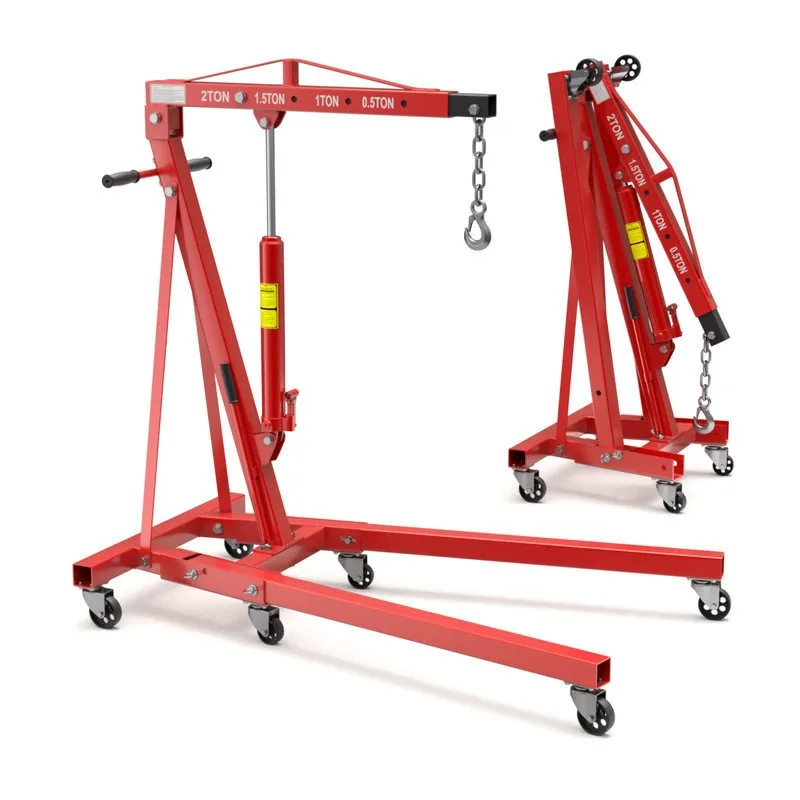 Folding small crane hydraulic
