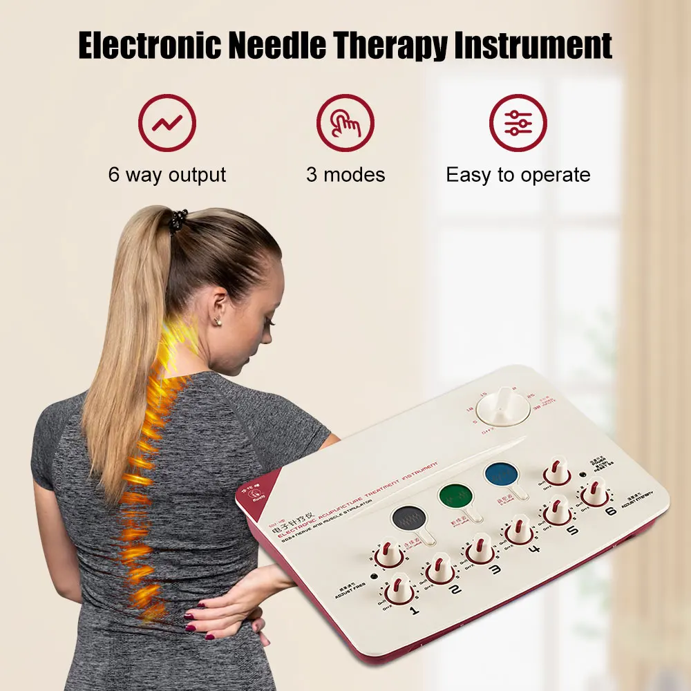 Electric EMS Electroacupuncture Acupuncture Muscle Stimulator Low Frequency Body Massage Device Tens Massage Relax Physiotherapy