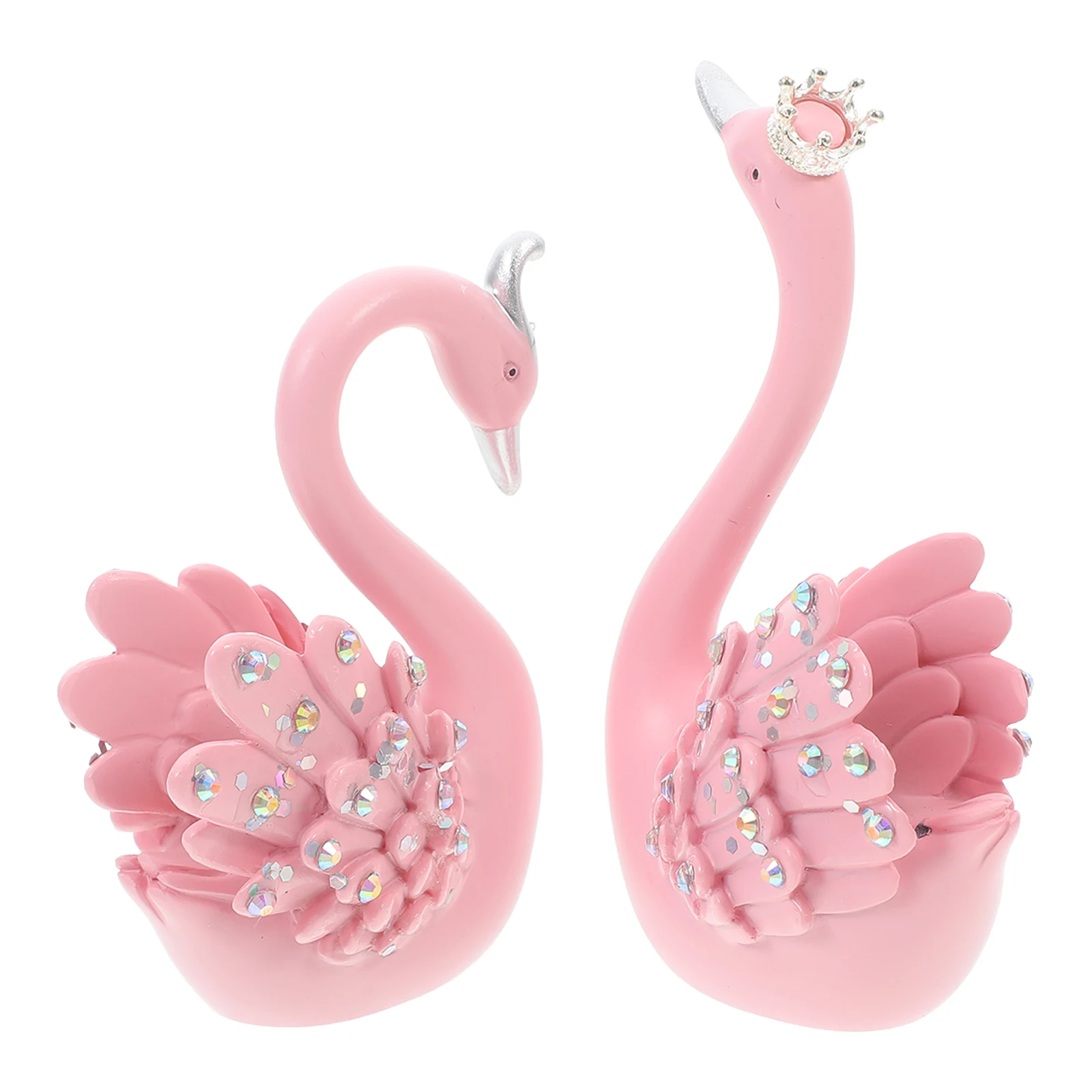 

2pcs Dashboard Decor Car Interior Accessories Cute Diamond Embedded Elegant Design Durable Materials Unique