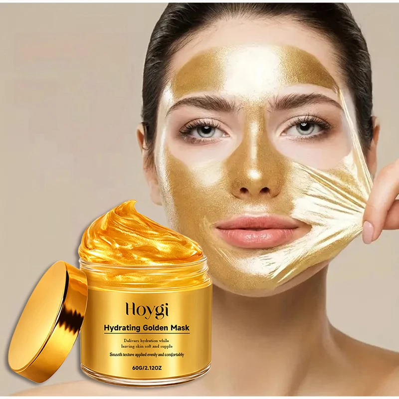 60g Golden Peel Off Facial Mask Hydrating Moisturizing Gold Mask Deep Cleansing Supple Skin Care Mask For Women