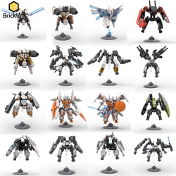 Bricklink Action Figure Small Mecha MOC Exoskeleton Robot Soldier Suit DIY Assembled Building Block Kid Toys Boys Christmas Gift