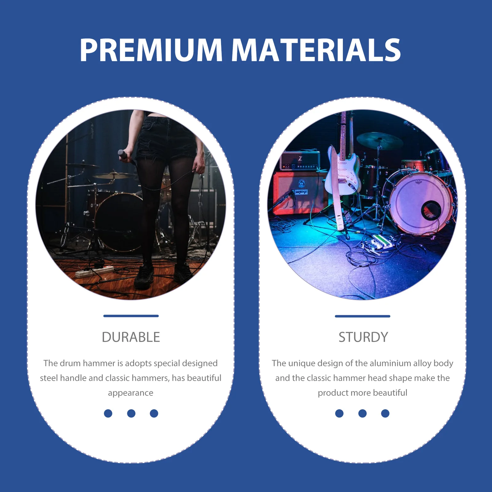 

Strong Aluminium Alloy Drum Pedal Hammers With Unique Design For Drumming Etiquette And Percussion Supplies