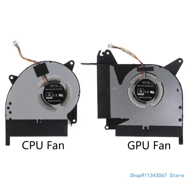 for ASUS ROG Strix II GL704 GL704G Notebook CPU GPU Cooling Fans DC12V Drop shipping