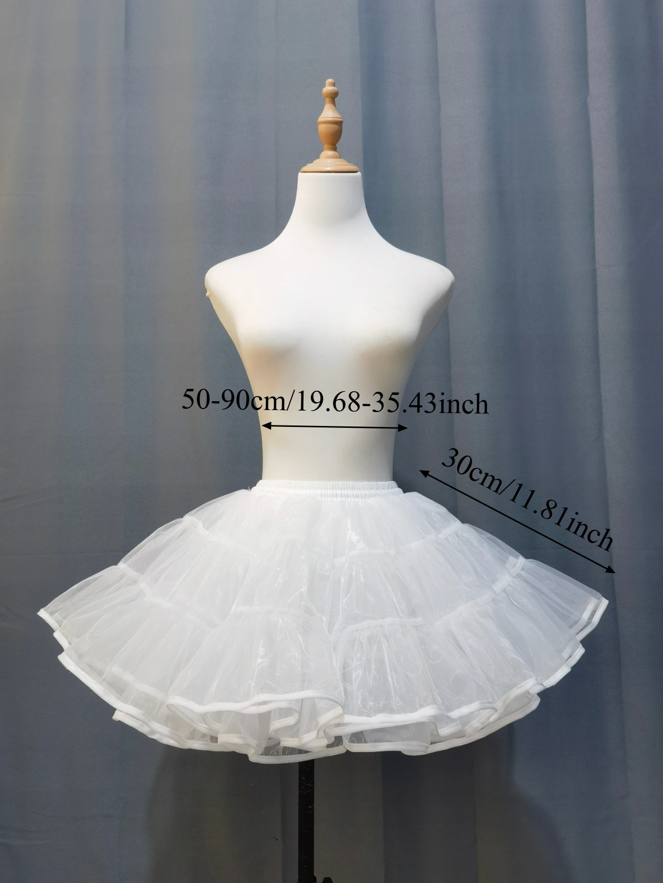 Lolita Super Stuffed Petticoat ohne Knochen, weicher Rockunterzug aus Gaze, kurzer Duck-Butt-Rock, Korea Japan Neu