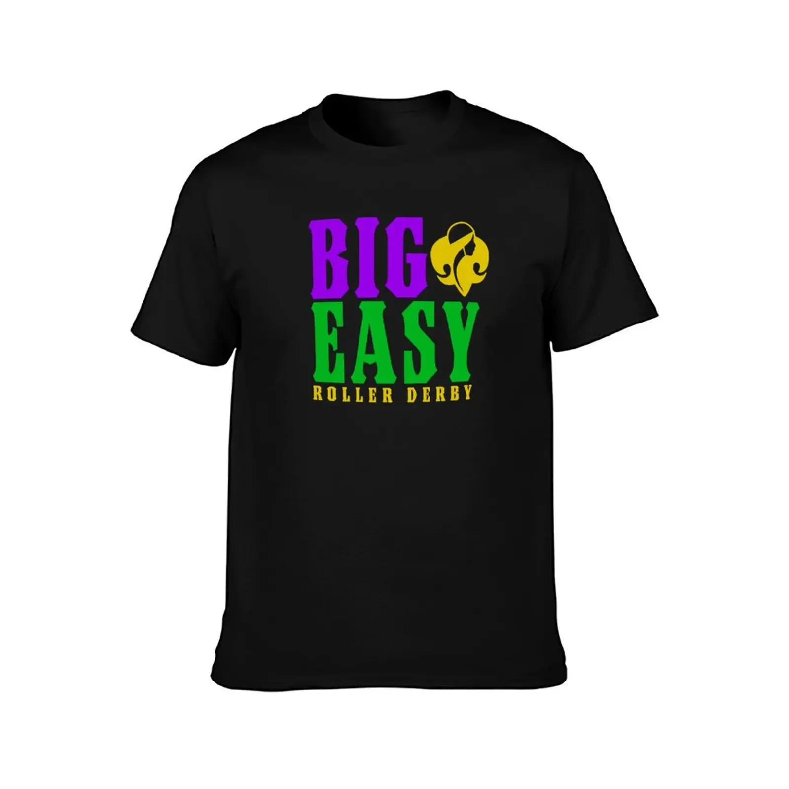 Big Easy Roller Derby - Mardi Gras colors T-Shirt clothes Funny t-shirts boys whites funny meme t-shirts Men's clothing