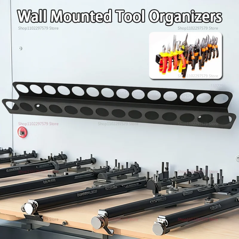 【セール中】壁掛けドライバーラックオーガナイザー、作業場ツールホルダー、プライヤー、ハンマー収納棚、ガレージツールスタンド