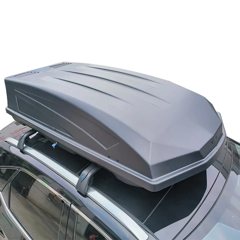 

White Black Dual Side Open Rooftop Cargo Carrier Hard Shell Car Roof Cargo Carrier Boxes