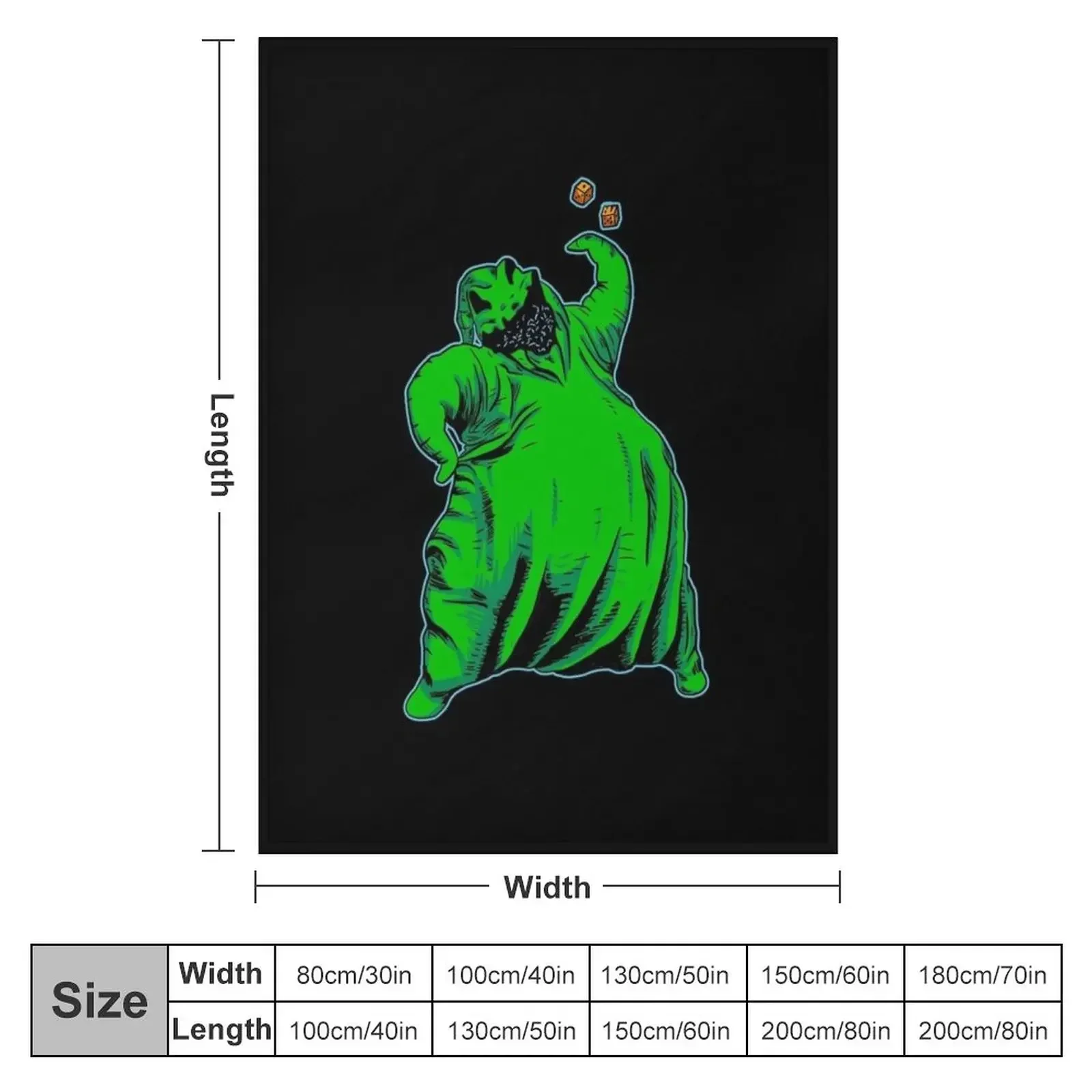 Oogie Boogie Throw Blanket Blankets For Bed sofa bed Sofa cosplay anime Blankets