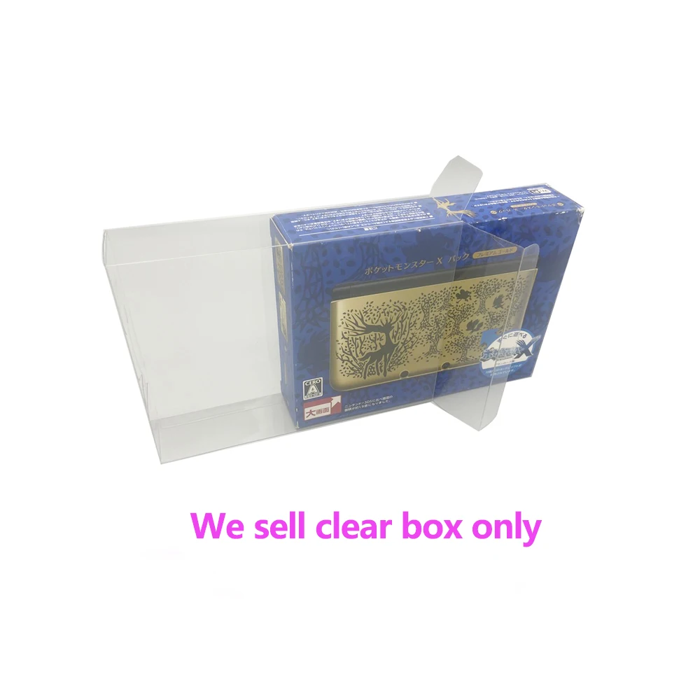 Transparent PET protective Display case For 3DSLL Japan version Limited Edition Storage Box plastic box