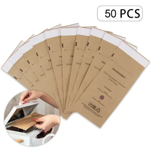 50 PCs Auto-Settlement Desinfektionstasche Einweg Manicure Autoklavenbeutel Kraftpapierreinigungsbeutel für Zahnwerkzeuge 10 Hauptzahnverkäufe Bolsa - №5
