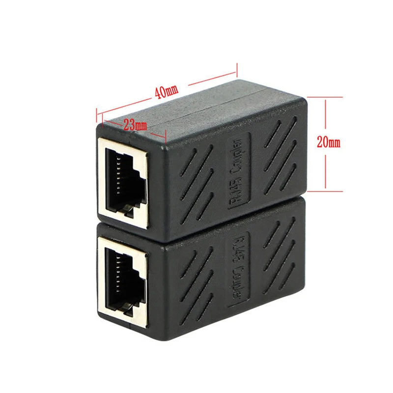 1pc RJ45 Coupler ethernet cable coupler LAN connector inline Cat7/Cat6/Cat5e Ethernet Cable Extender Adapter Female to Female