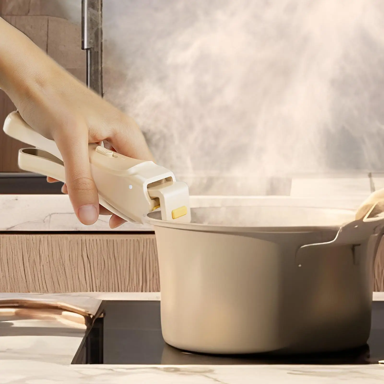 مقبض قابل للإزالة للأواني مقلاة مقبض للمطبخ مكافحة السمط مقلاة الطبخ مقبض تجهيزات المطابخ ملحق للأواني المقالي