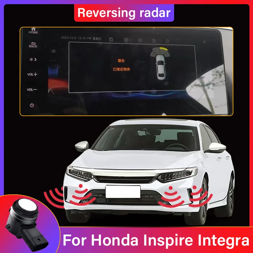 New! Reversing Blind Spot Front Rear Image Radar Sensor Sound Warning Indicator Probe System For Honda Inspire Integra 2019-2022