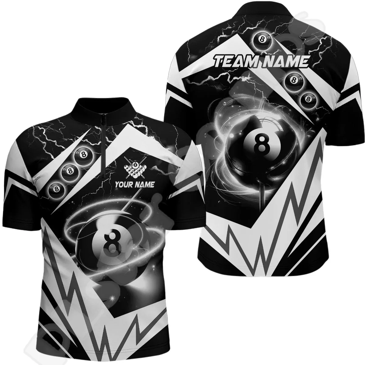 Jersey Polo ritsleting lengan pendek lucu musim panas Harajuku bermotif 3DPrint tato grafiti bernapas jaring nama kustom