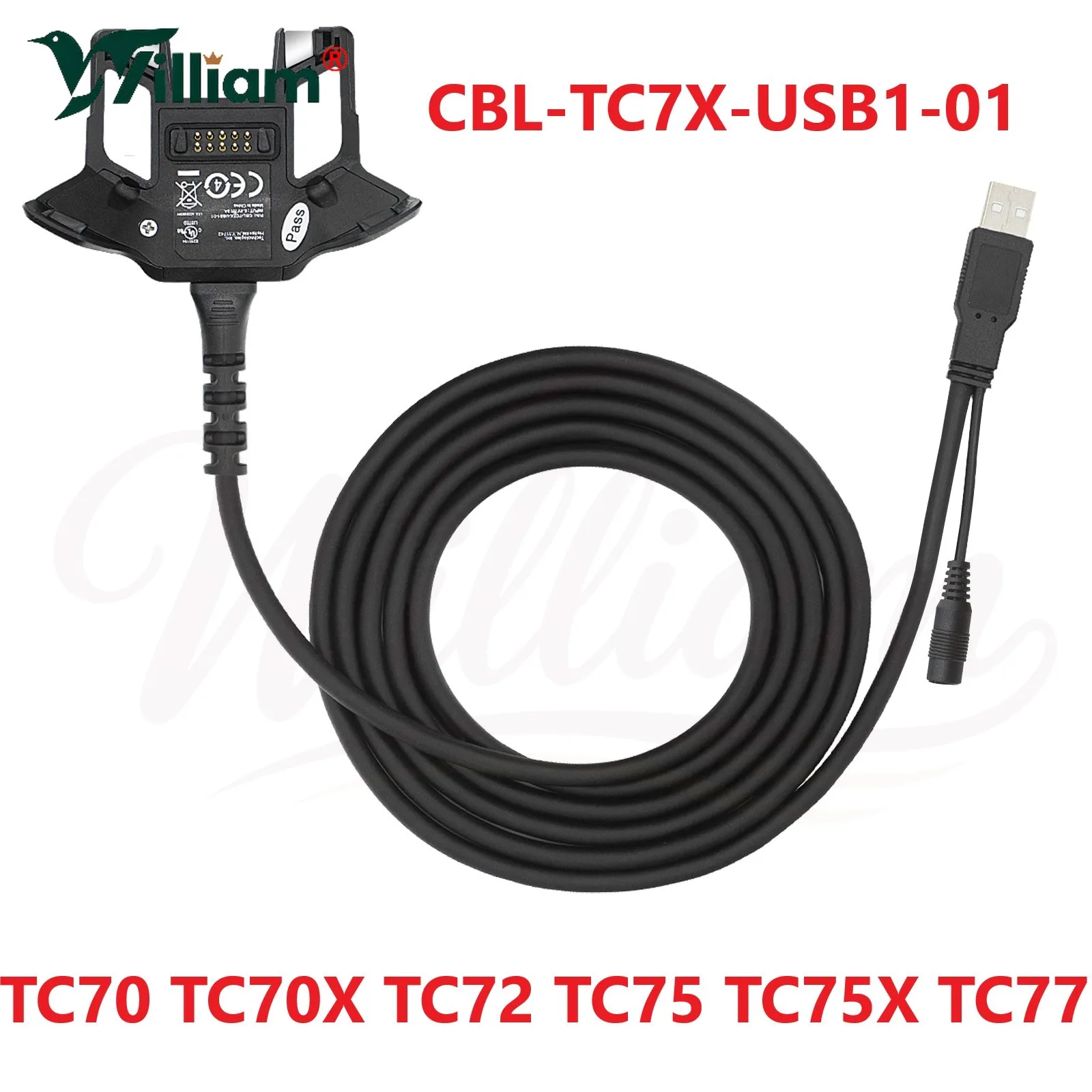

CBL-TC7X-USB1-01 Charger for Zebra TC70 TC70X TC72 TC75 TC75X TC77