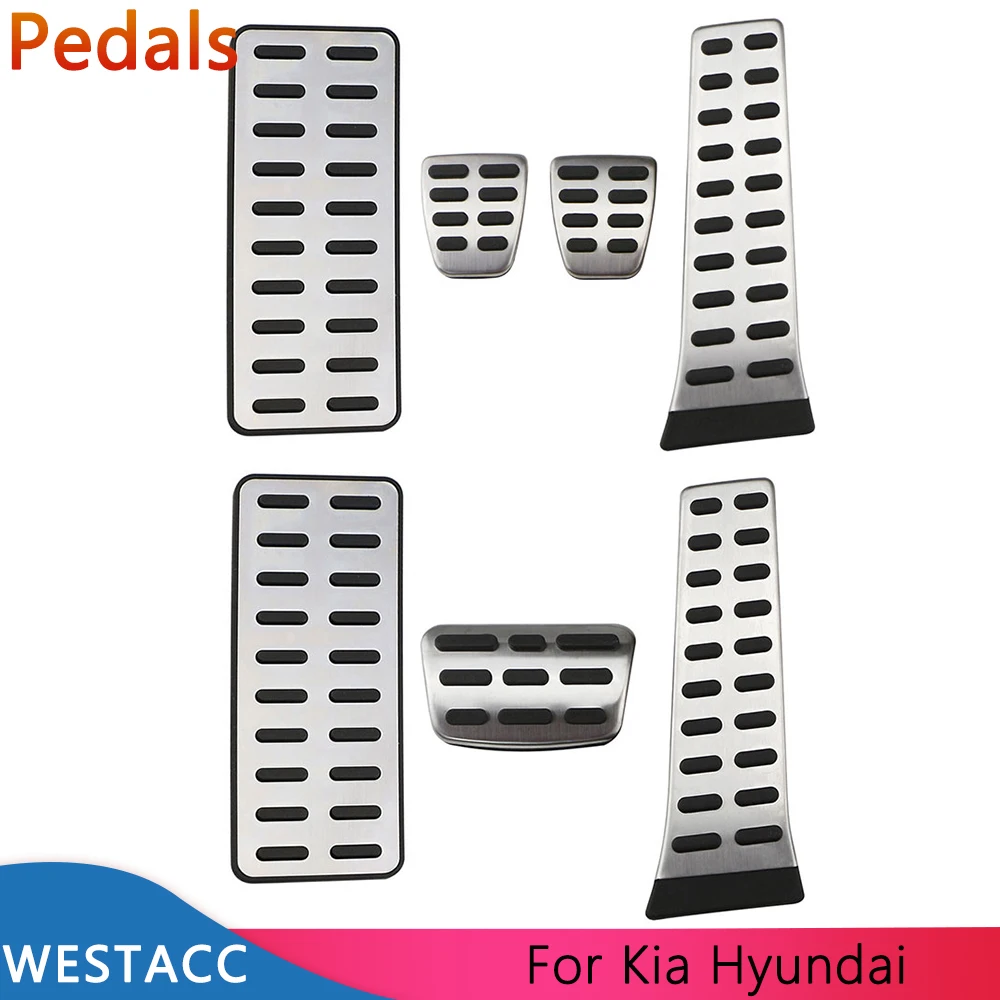 

Car Gas Brake Pedals Cover for Hyundai Sonata Santa Fe Tucson IX35 I40 Elantra for Kia Sorento Sportage Optima K3 K5 2010-2015