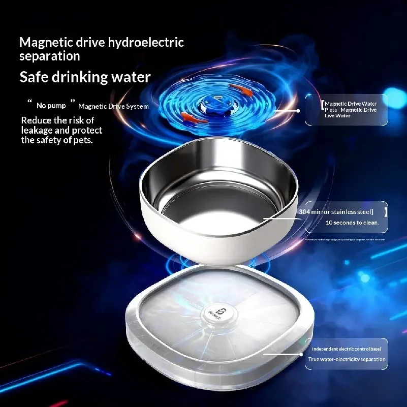 Manyetik Sürücülü Kablosuz Ked - Wireless Pet Water Fountain Battery incelemesi ve fiyatı