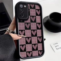 Custodia protettiva per coppie con cuore d'amore carino per Samsung Galaxy S24 S23 S22 S25Ultra FE A52 A53 A54 A15 A35 A55 A13 A14 A34 A16 Cover