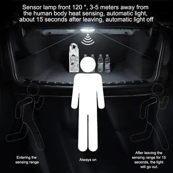 帶遙控器的汽車霓虹燈:微笑和手勢感應電池供電LED後窗標誌 8 最佳銷售 帶電池的汽車內裝燈 - №4