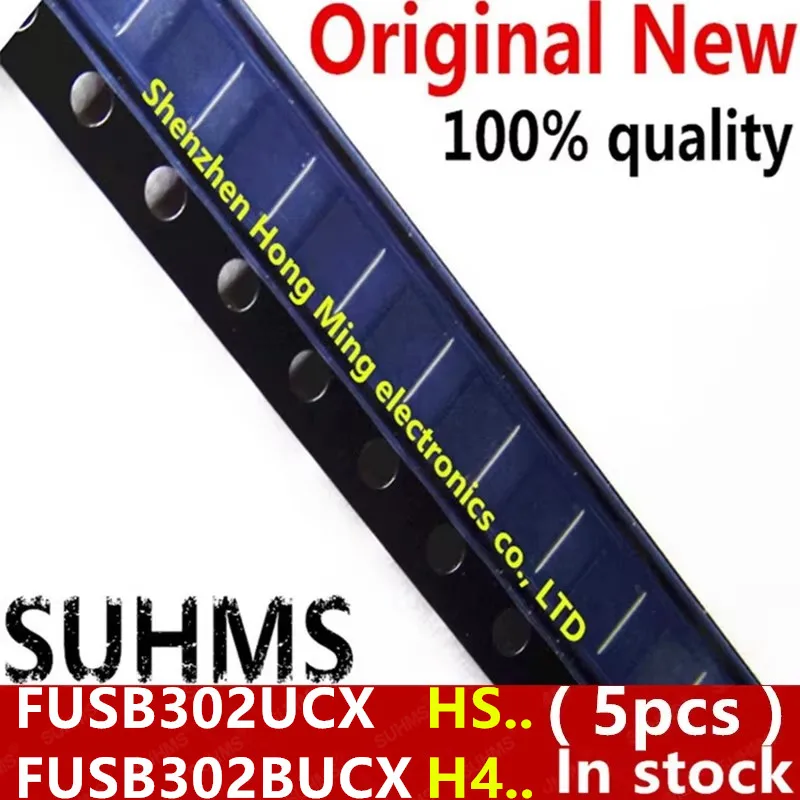 (5 piezas) 100% nuevo conjunto de chips BGA FUSB302BUCX FUSB302 H4AB H4A8