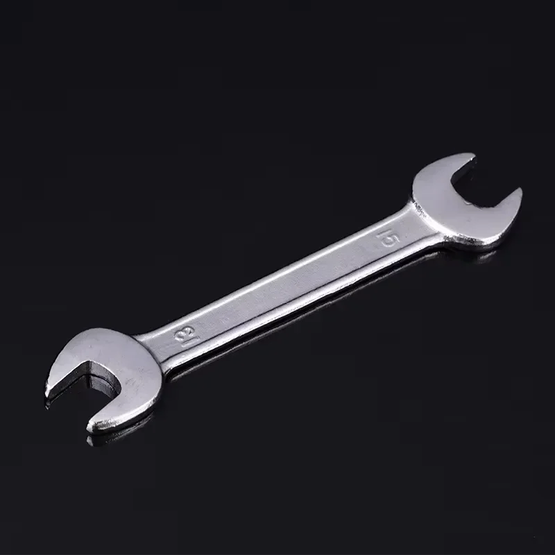 45mm Galvanized Steel Double Opening Wrench Silver Durable Metric Imperial Max Torque 100Nm DIY Custom Size