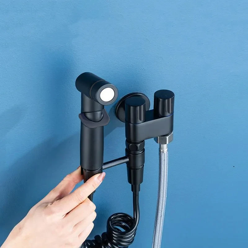 

Ручной распылитель для смесителя для унитаза и биде, набор распылителей для биде в ванной комнате с самоочищающимся ручным распылителем, насадка для душа, не требуется удар