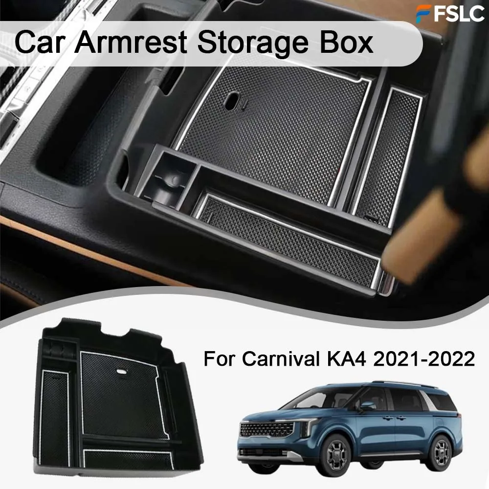 

Car Decoration Car Armrest Storage Box For Carnival KA4 2021-2022 Cars Accessories Styling Upgrade Modify A Car