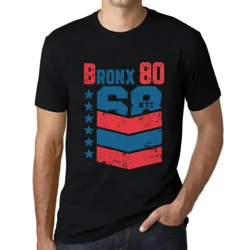 Heren Grafisch T-Shirt Bronx 80 Cadeau voor 80ste Verjaardag 80ste Jubileum